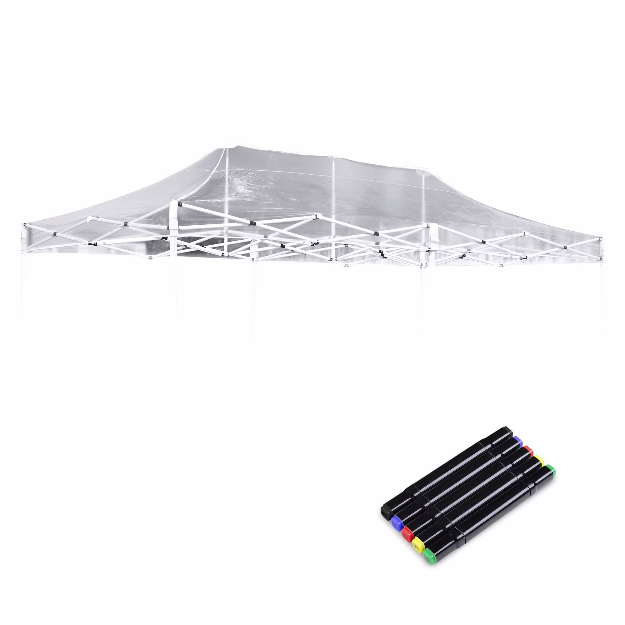 10x20Ft Replacement Pop up Canopy Top Sunshade Cover Outdoor Patio(Beige) - Image 5