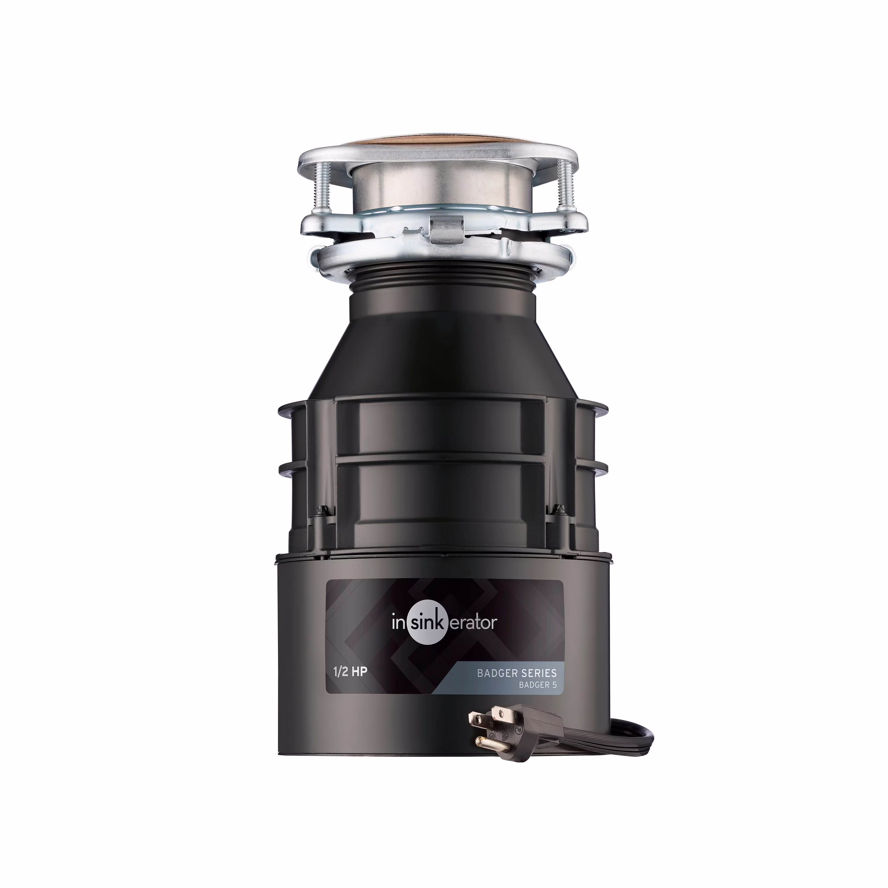 Insinkerator Badger 5 1/2 HP Continuous Feed Garbage Disposal with Power Cord
