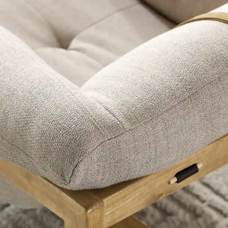 Lounge Chair with Leather or Fabric Upholstery