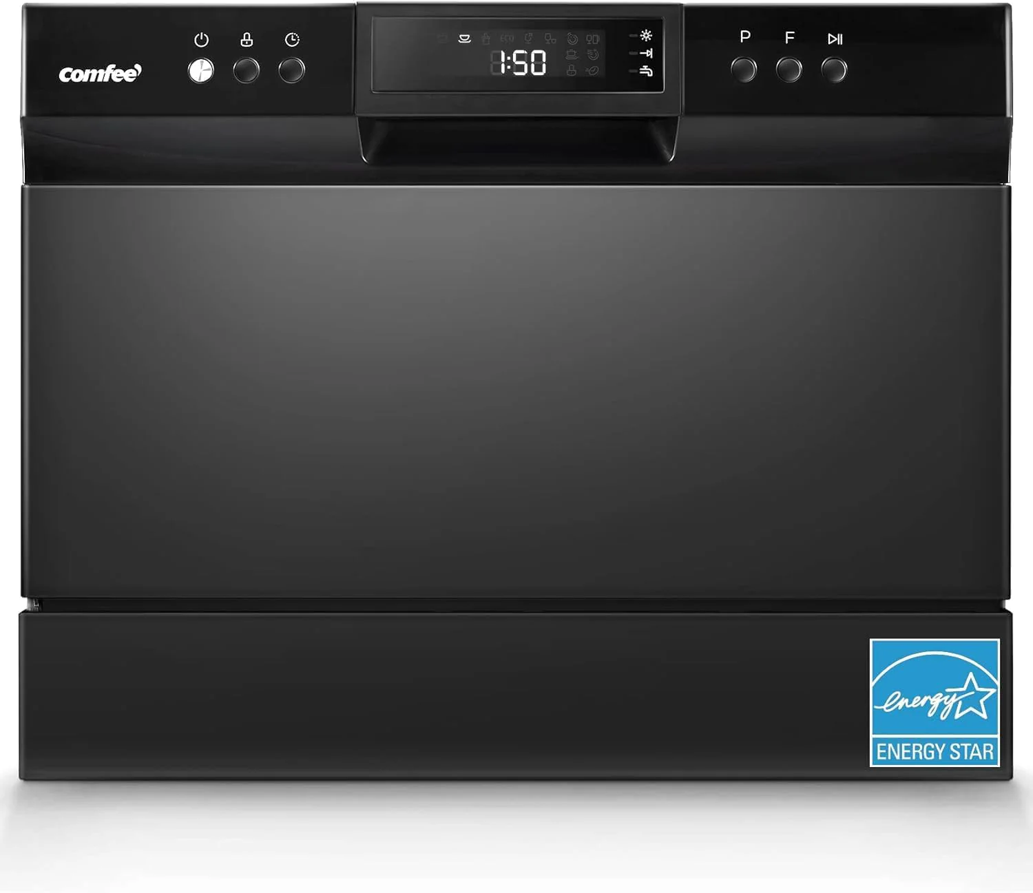 Lave-vaisselle de comptoir COMFEE, lave-vaisselle portable Energy Star, 6 couverts