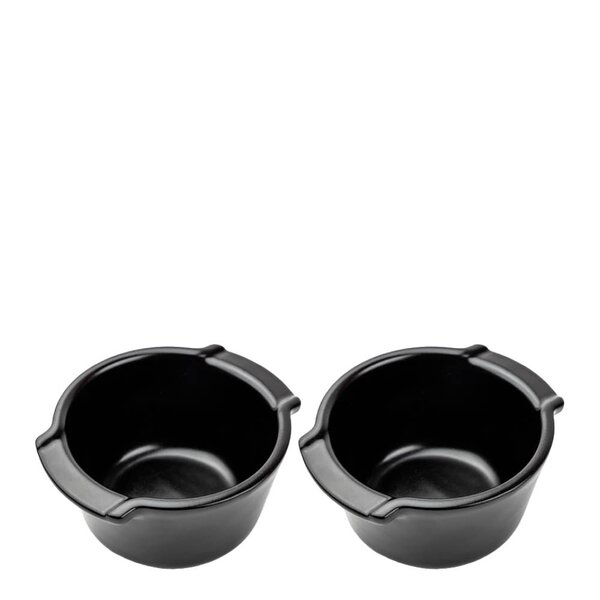 Appolia duo ramekin 11 cm sateng svart