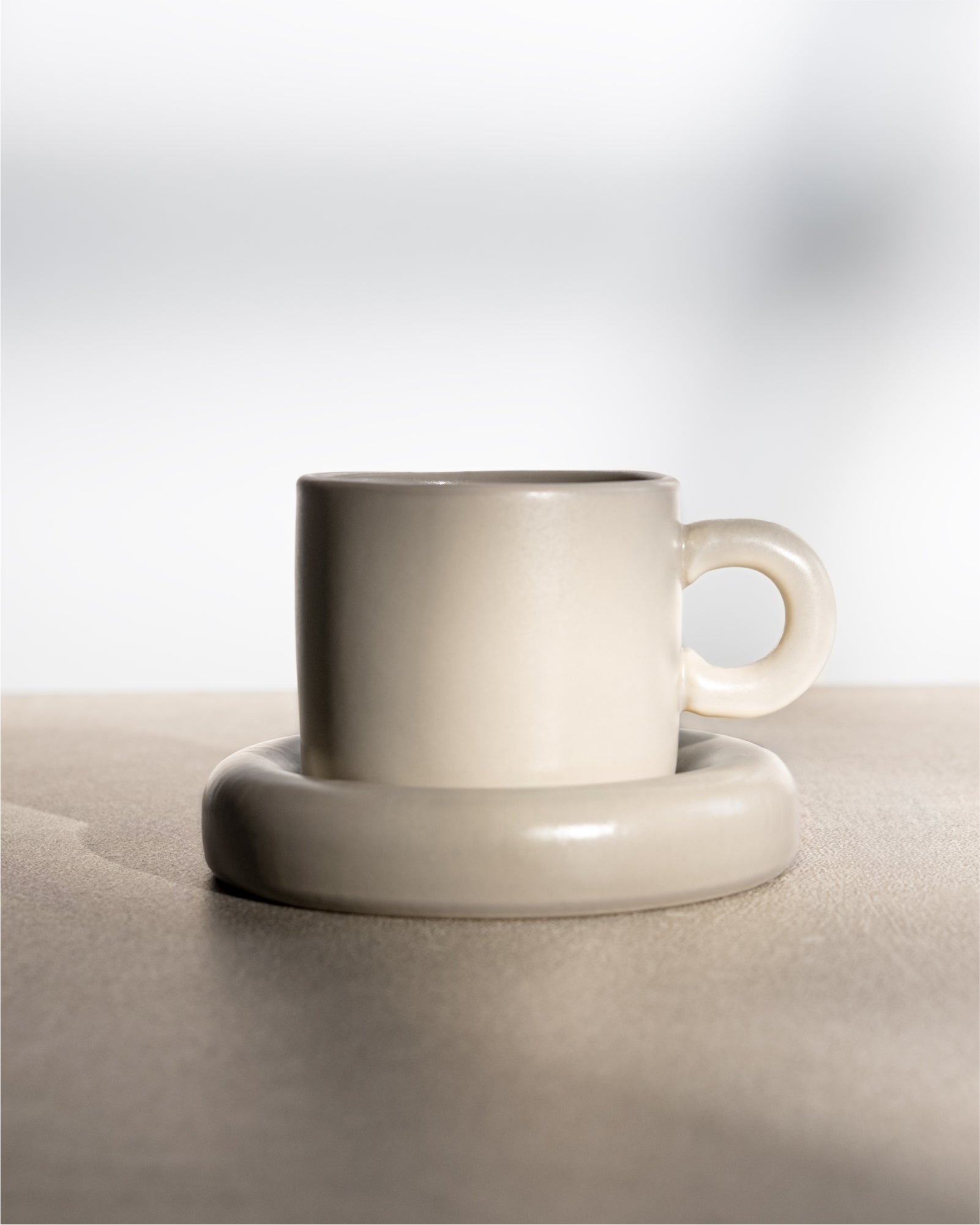 SEIA MUG & SAUCER SAND