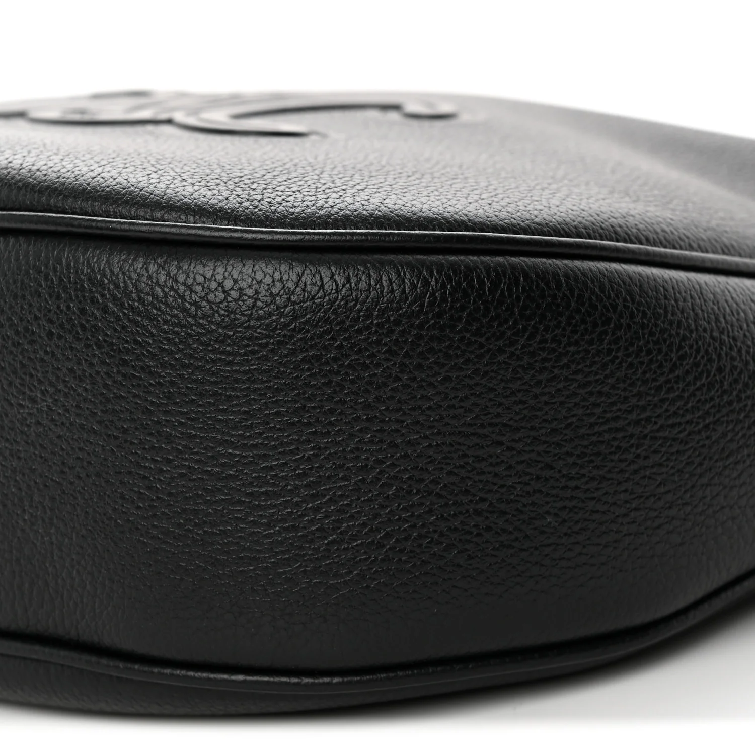 Supple Calfskin Cuir Triomphe Small Heloise Shoulder Bag Black