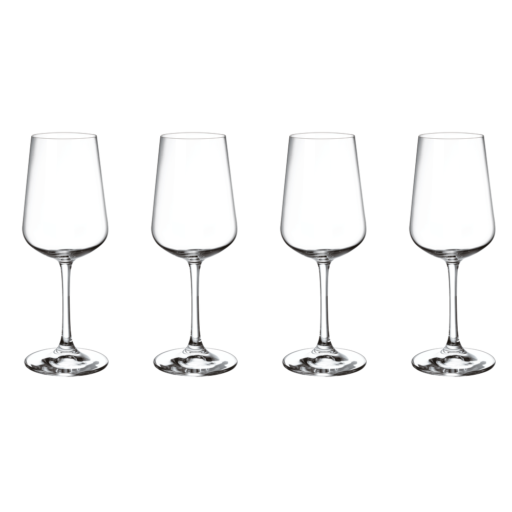 Ovid White wine glass - Clear, 4.1 oz, crystal glass