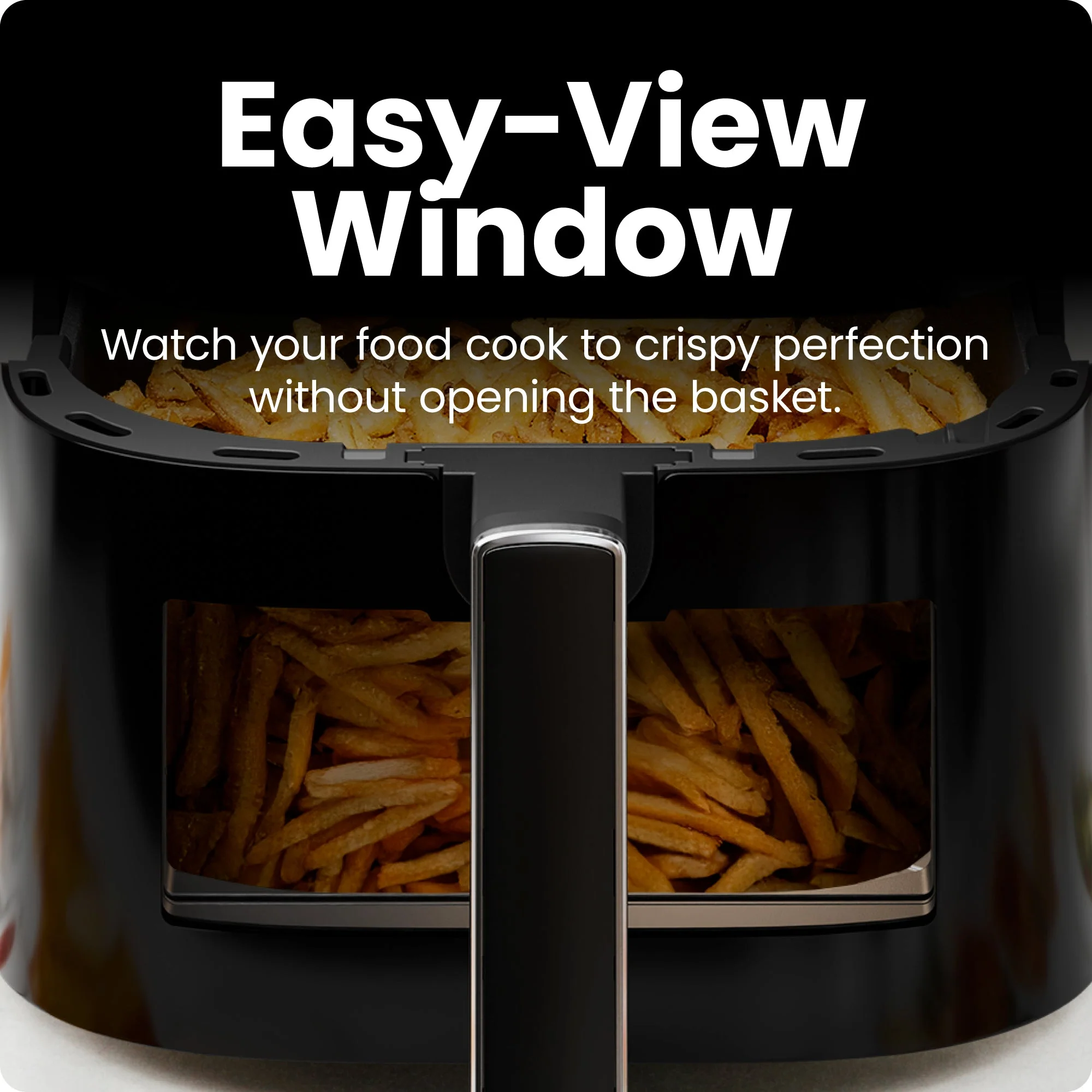 TurboFry Touch 6-Quart Easy-View Air Fryer
