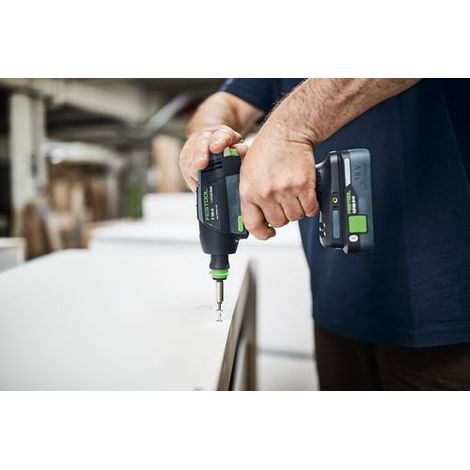 Festool – Perceuse à percussion 18V avec 2 batteries 2.0Ah – Moteur Brushless – Couple 60Nm pour béton armé – Coffret de transport inclus — vue 3