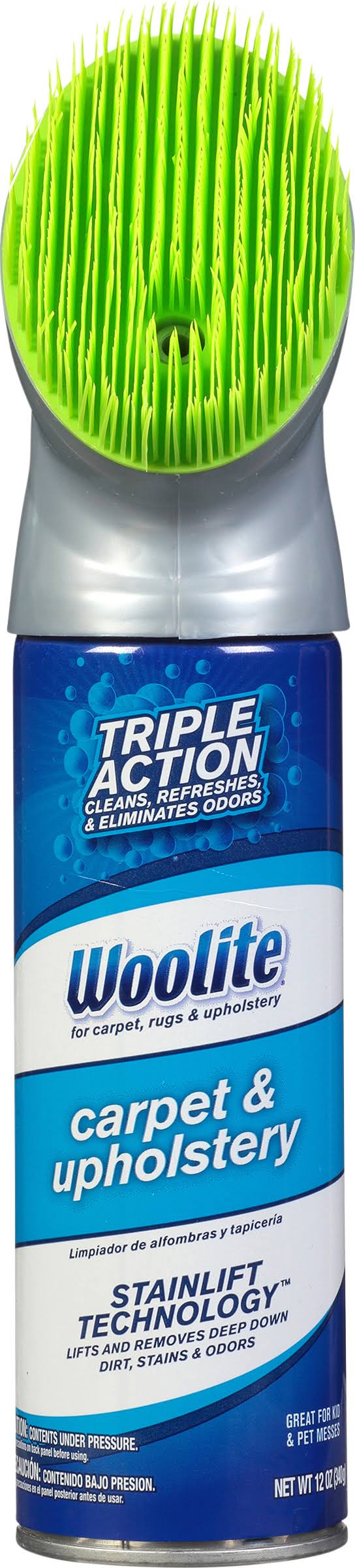 Woolite Carpet & Upholstery Cleaner, Triple Action - 12 oz