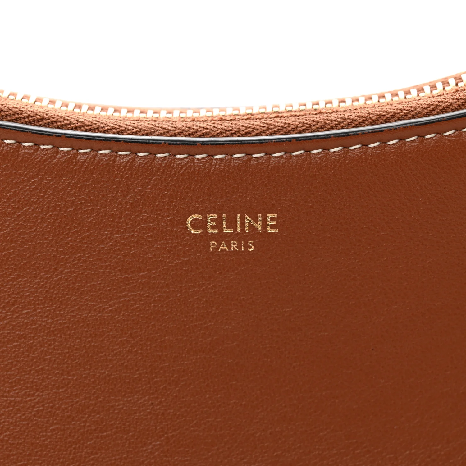 Smooth Calfskin Medium Strap Ava Shoulder Bag Tan