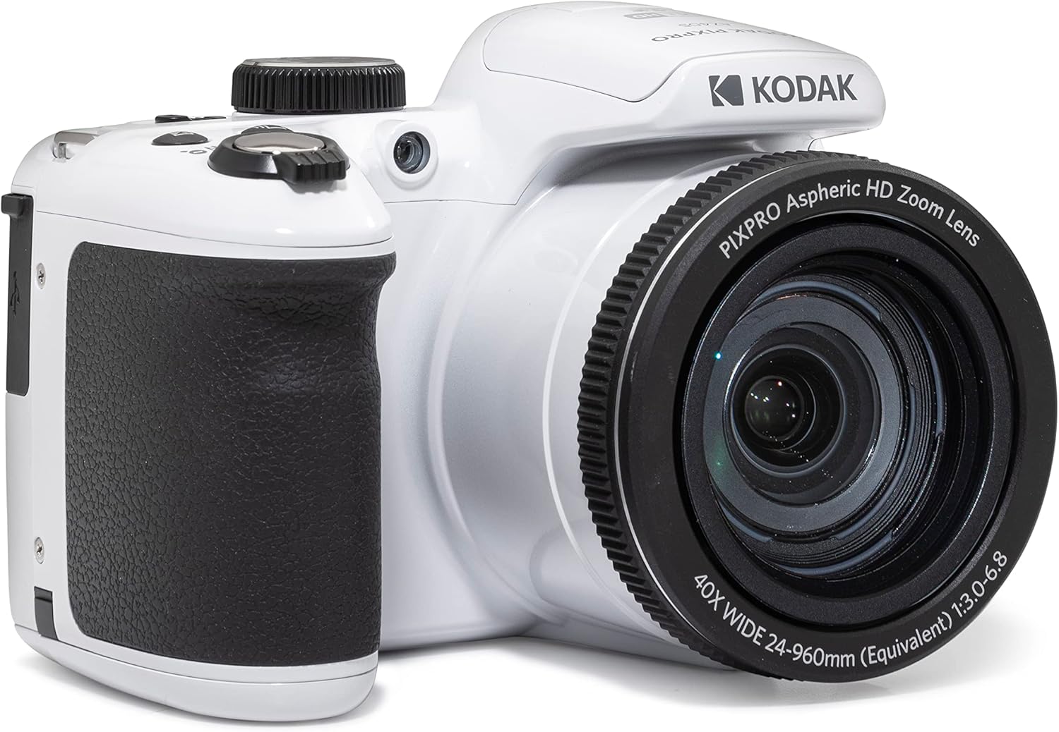 Kodak PIXPRO AZ405-WH 20MP Digital Camera 40X Optical Zoom 24mm Wide Angle Lens Optical Image Stabilization 1080P Full HD Video 3