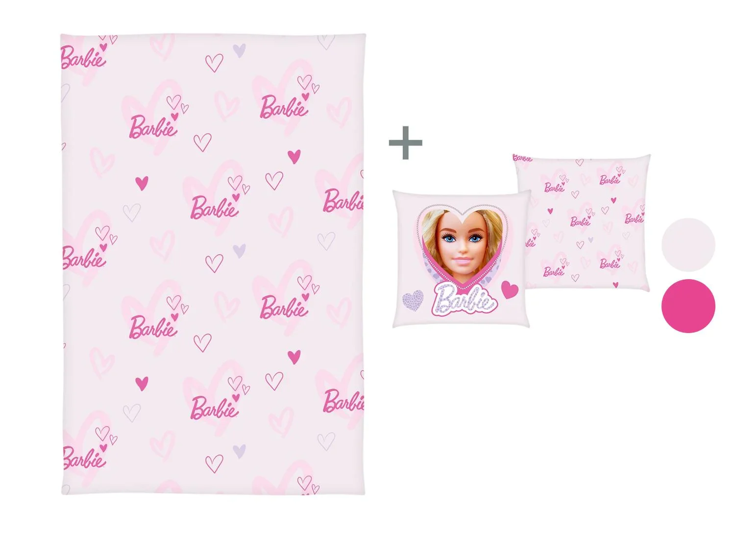 Parure de lit Barbie, 100 x 150 cm