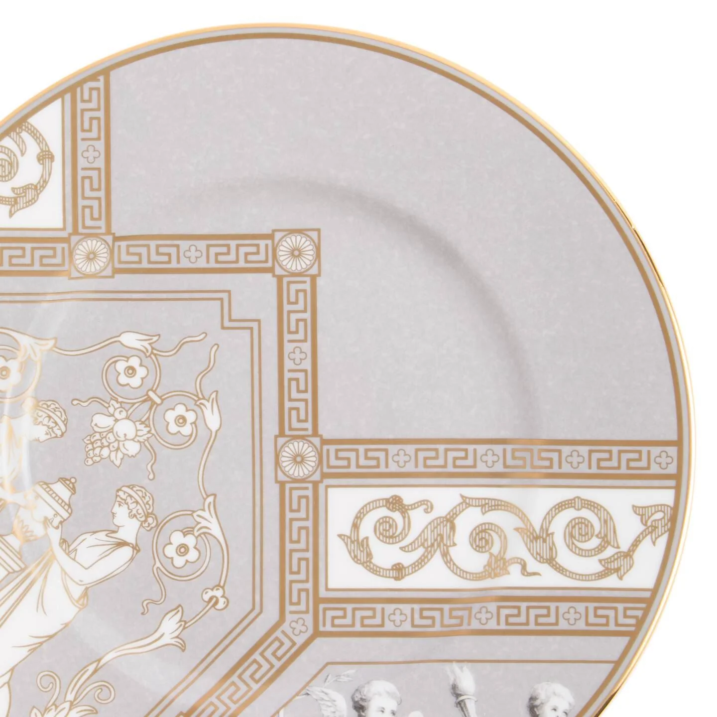 Renaissance Grey Plate