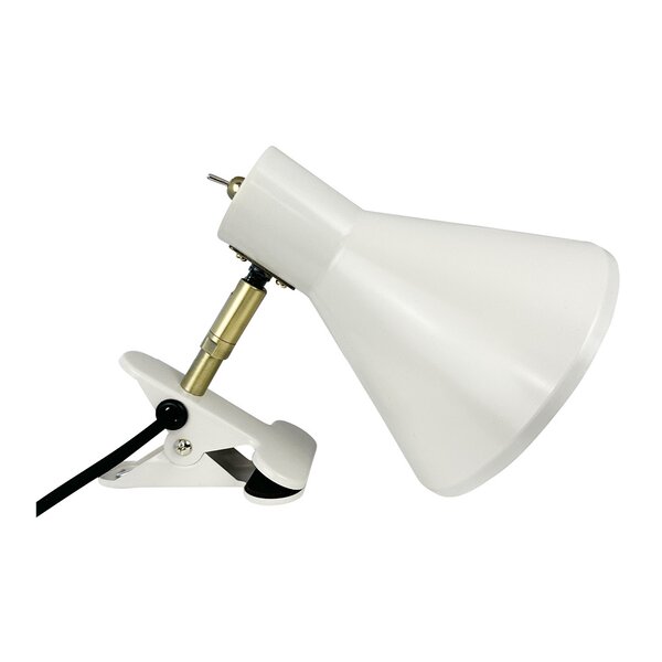 Sleep vegglampe med klemme 16 cm kit-white