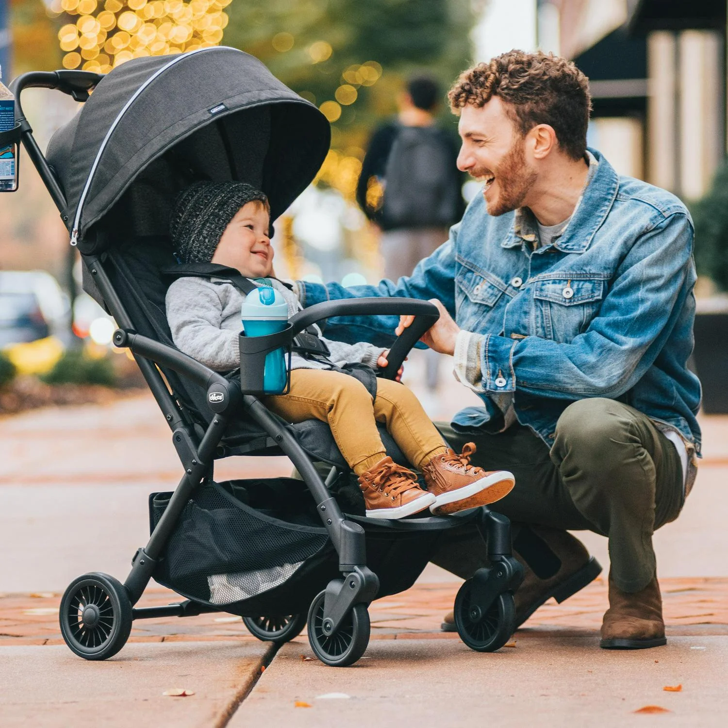 Chicco Presto Compact Stroller - Graphite (Grey). New