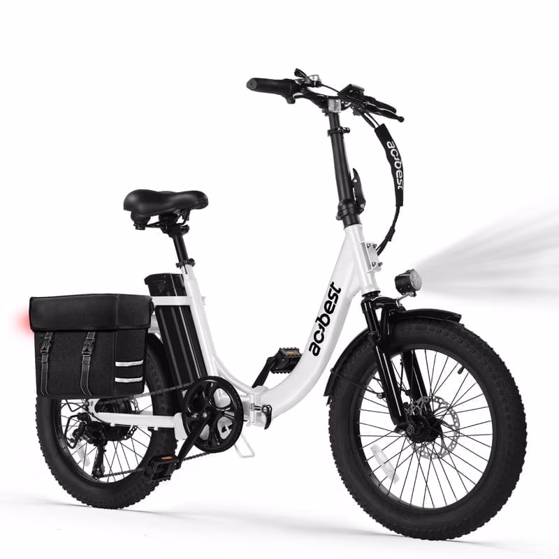 Electric Bike for Adults, Mars 20'' Fat Tire Folding Ebike with Peak 1200W Motor, 7 Speed 28MPH, 48V 499Wh Removable Battery, Adjustable Bike Stem, Foldable Electric Bicycle UL2849 (Black)(Black/Standard) - Image 3