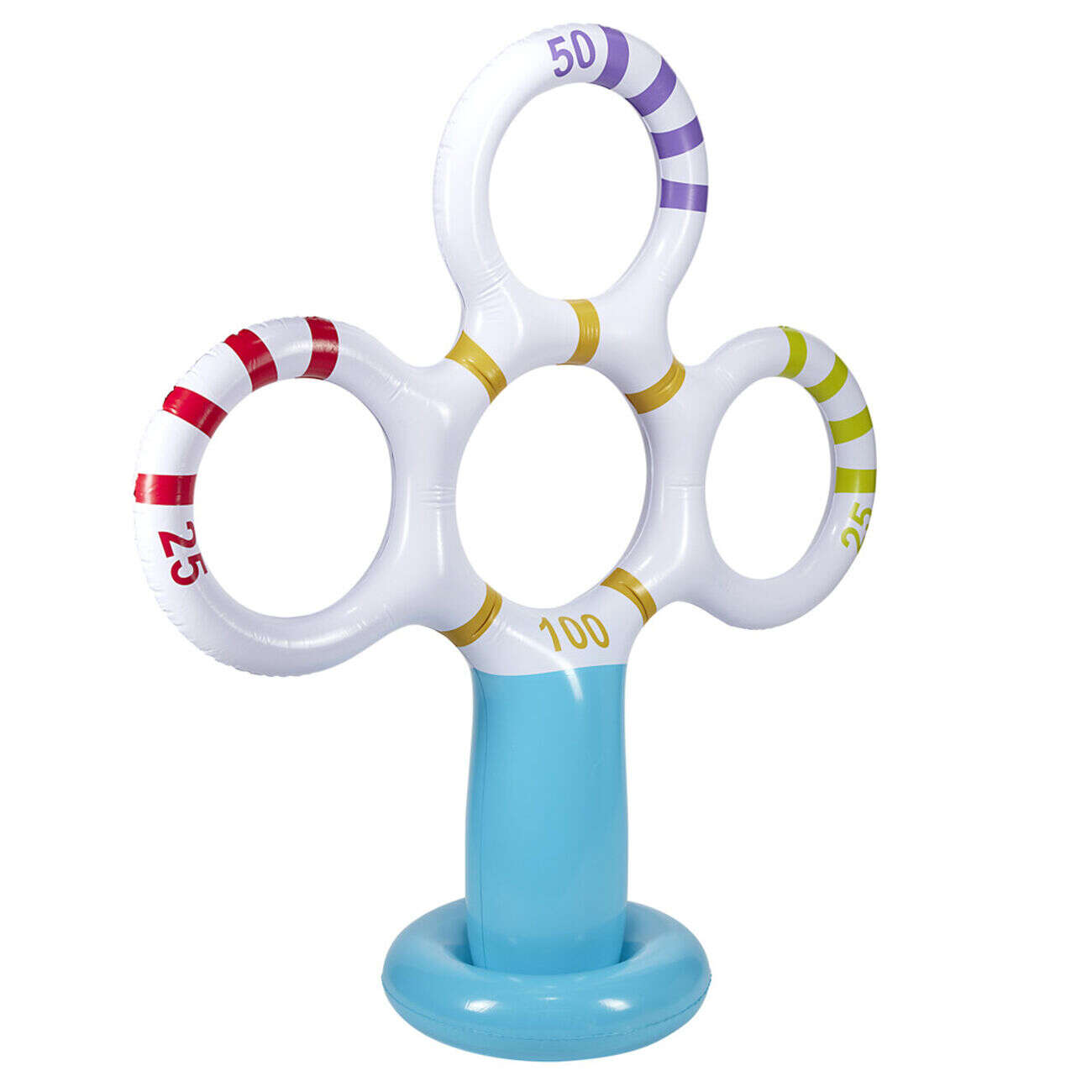 Jeu d'adresse gonflable en plastique Ø40xH152cm