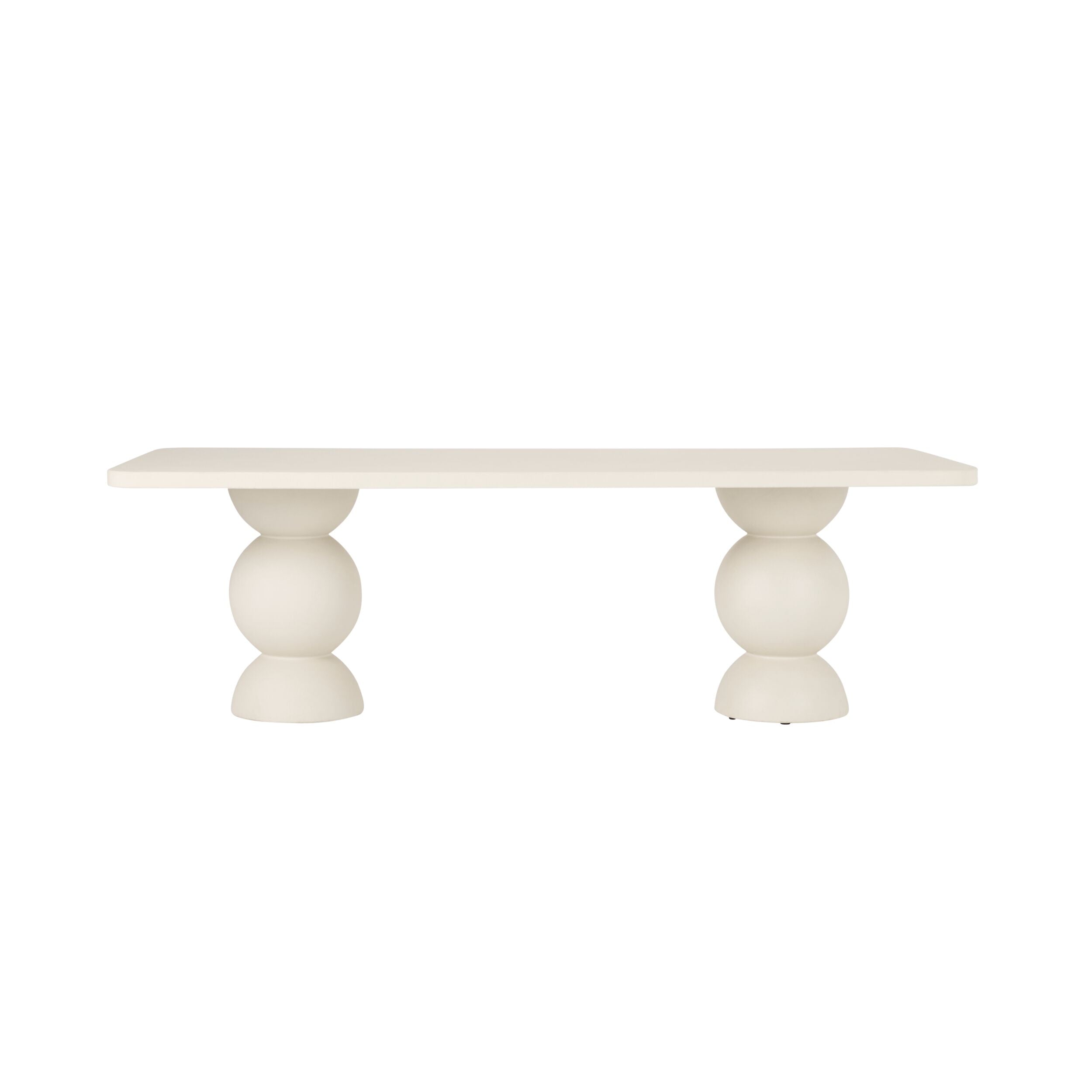 Bea Dining Table 240cm Ivory Stone