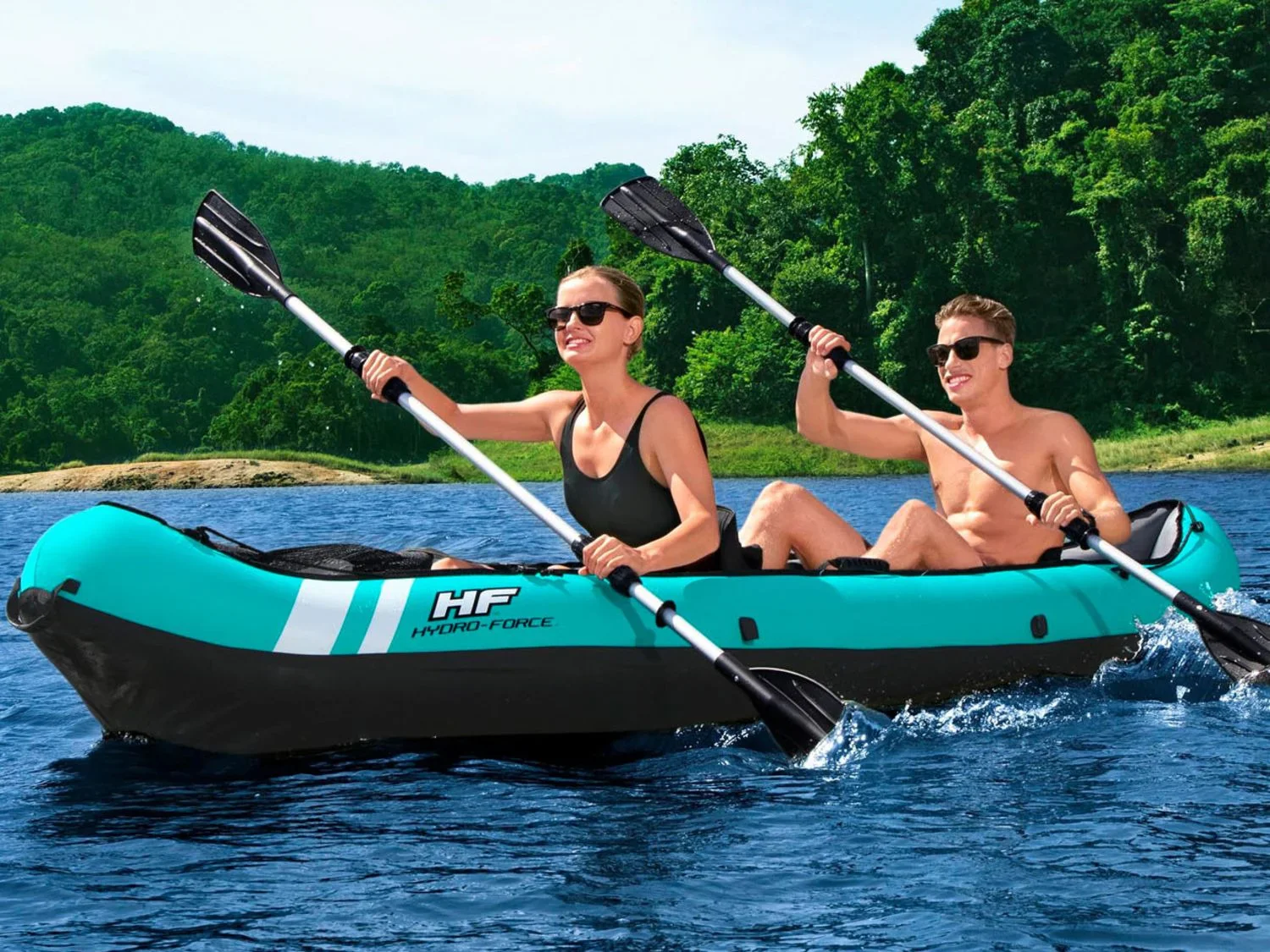 Bestway Ensemble de kayak gonflable, 330 x 94 x 48 cm