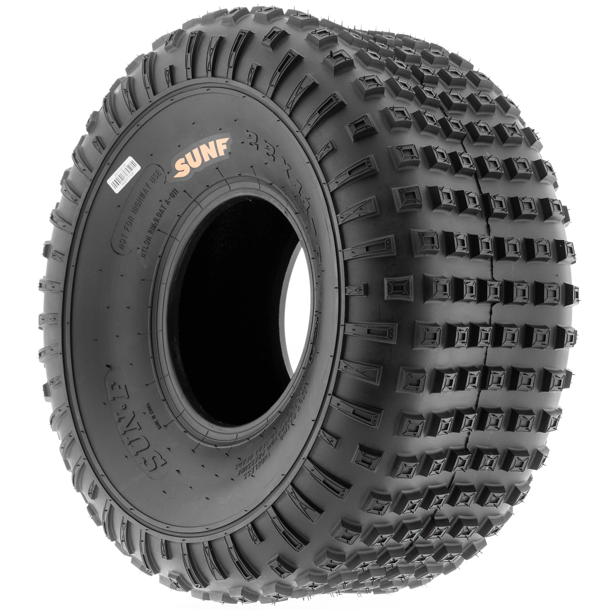 Sunf Loose Terrain Lawn Mower ATV UTV Quad Tires 25x12 - 9 25x12x9 6 PR A011 (Pair of 2)