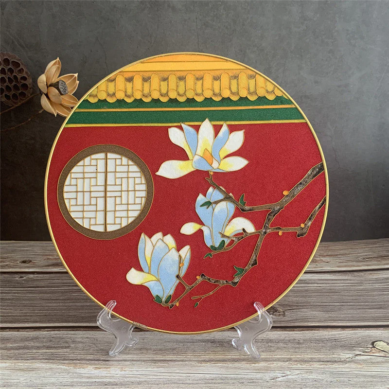 Imperial Palace,Beginner Cloisonné Enamel DIY Kit, with Tutorial& All Tools