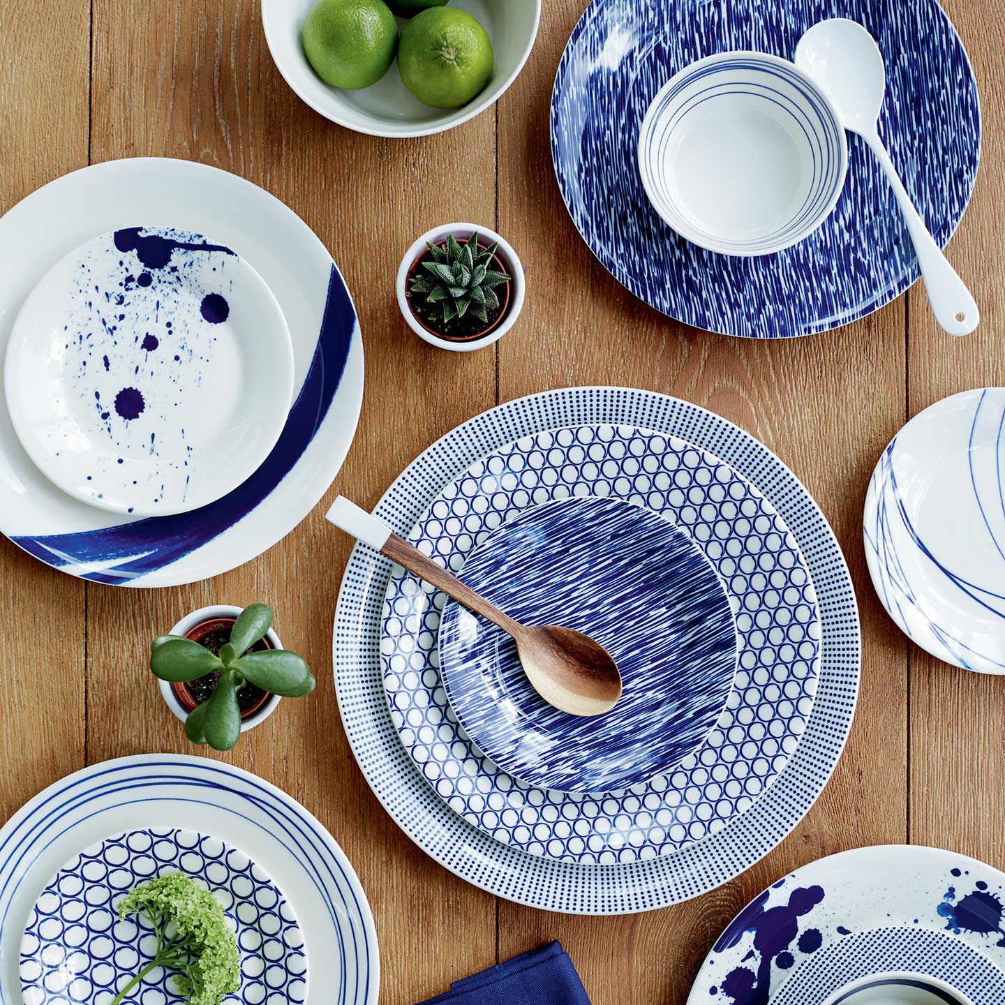 Pacific Blue Dots Pasta Bowl