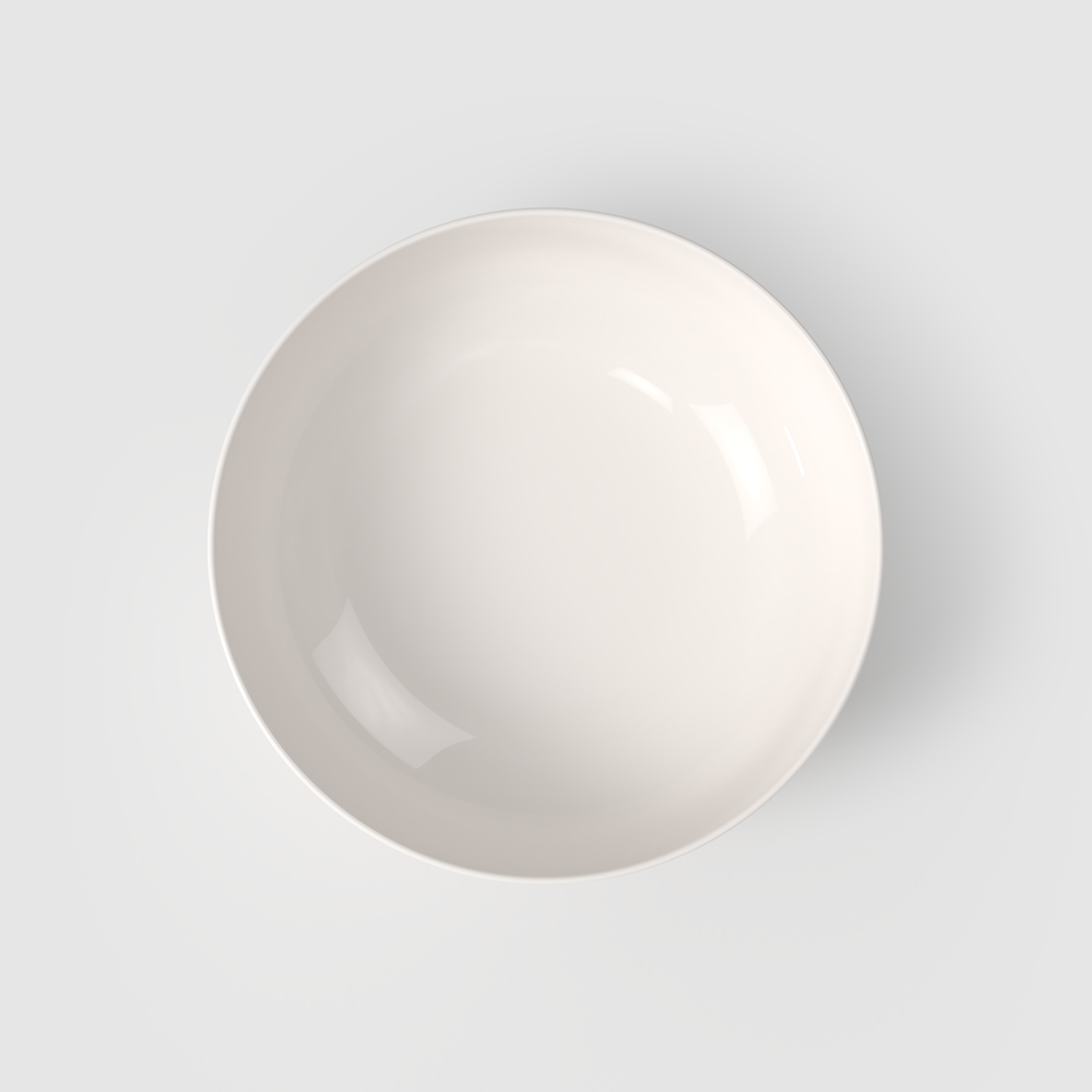 Afina Serving Bowl - White, 84.6 oz, Premium Porcelain