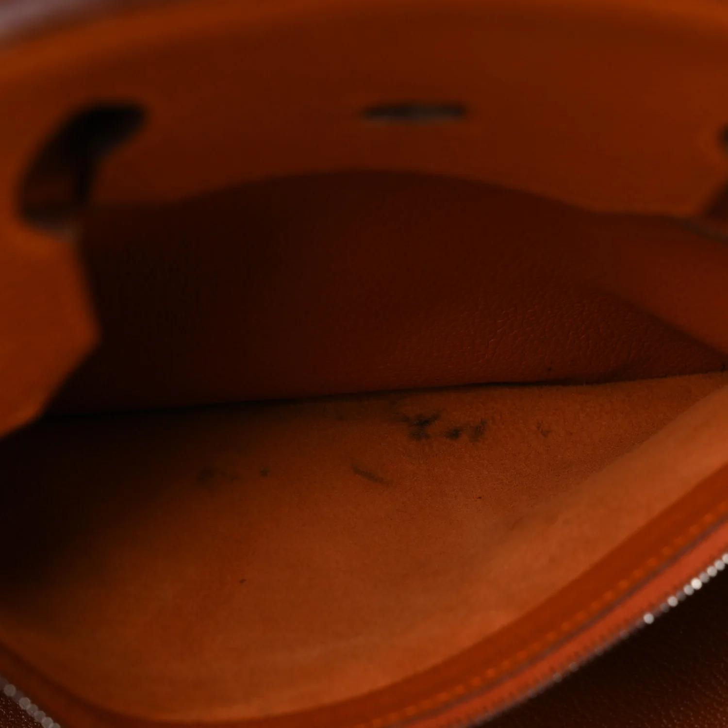Taurillon Clemence Birkin 35 Orange