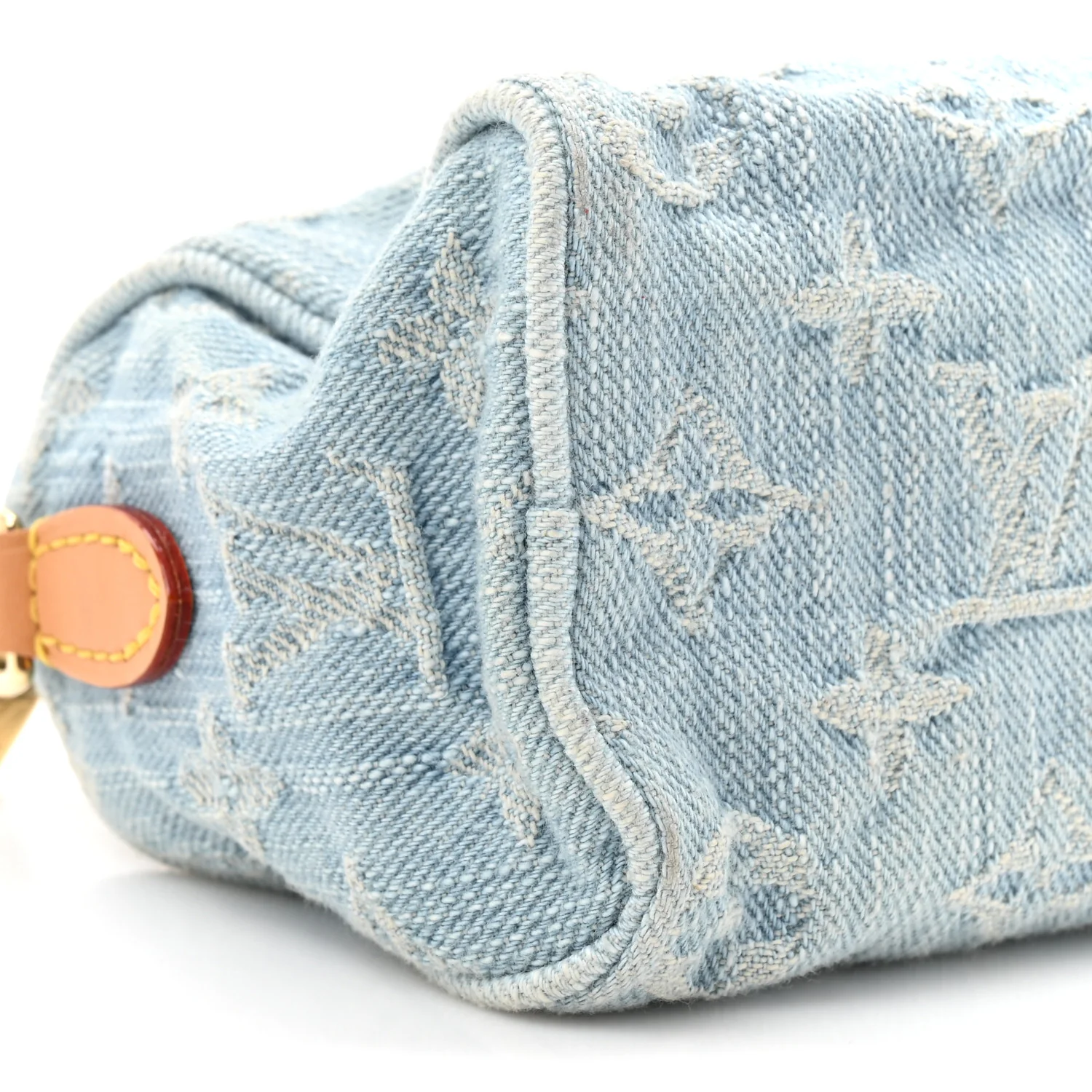 Monogram Denim Nano Speedy Sky Blue