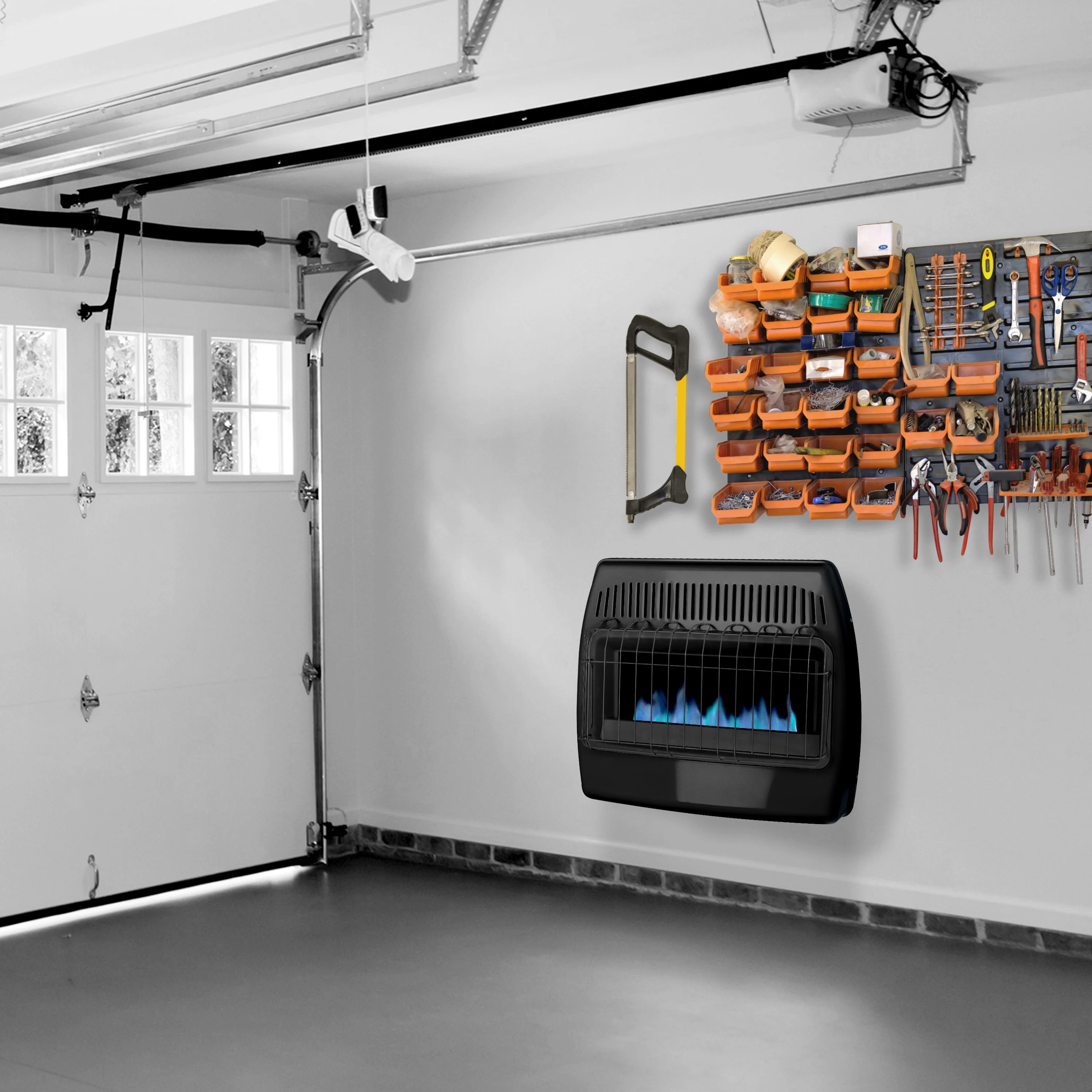 30,000 BTU Blue Flame Vent Free Thermostatic Garage Heater - Image 4