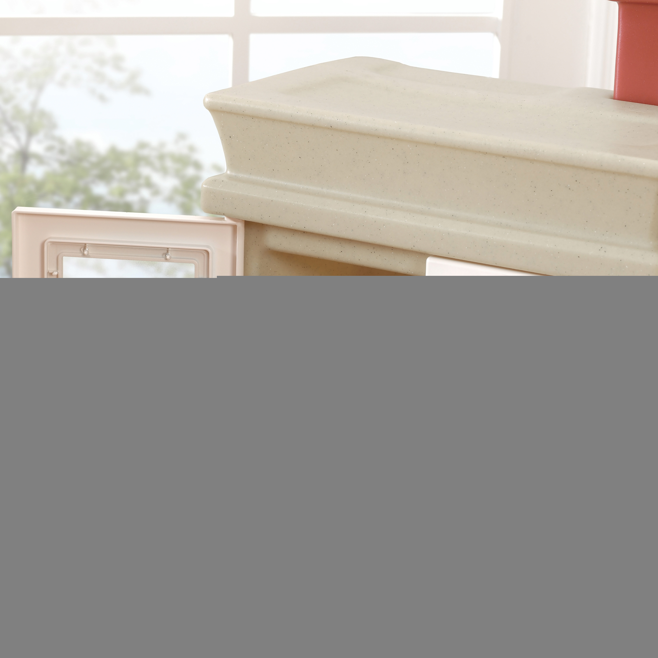 Step2 Heart of the Home Brown Toddler Play Kitchen Set