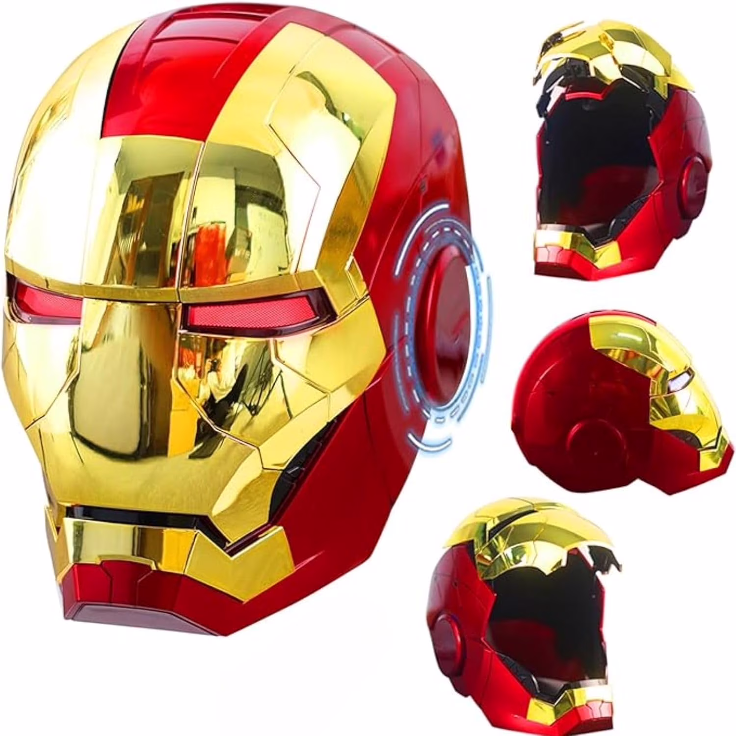 ZUITEH Iron - Heroman Helmet, New Iron - Superhero Mask with Jarvis Voice & Remote&Touch Controlled Open/Close, Collectible Real - Life, Superhero Mask for Halloween Costume Christmas Birthday Cosplay Party