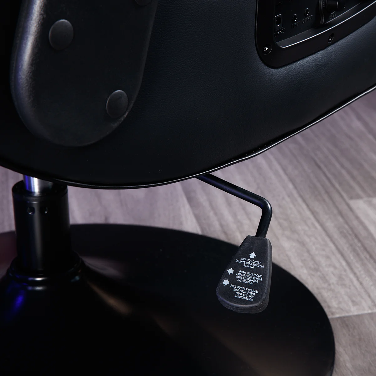 Nemesis RGB Pedestal Gaming Chair, Black - Image 8