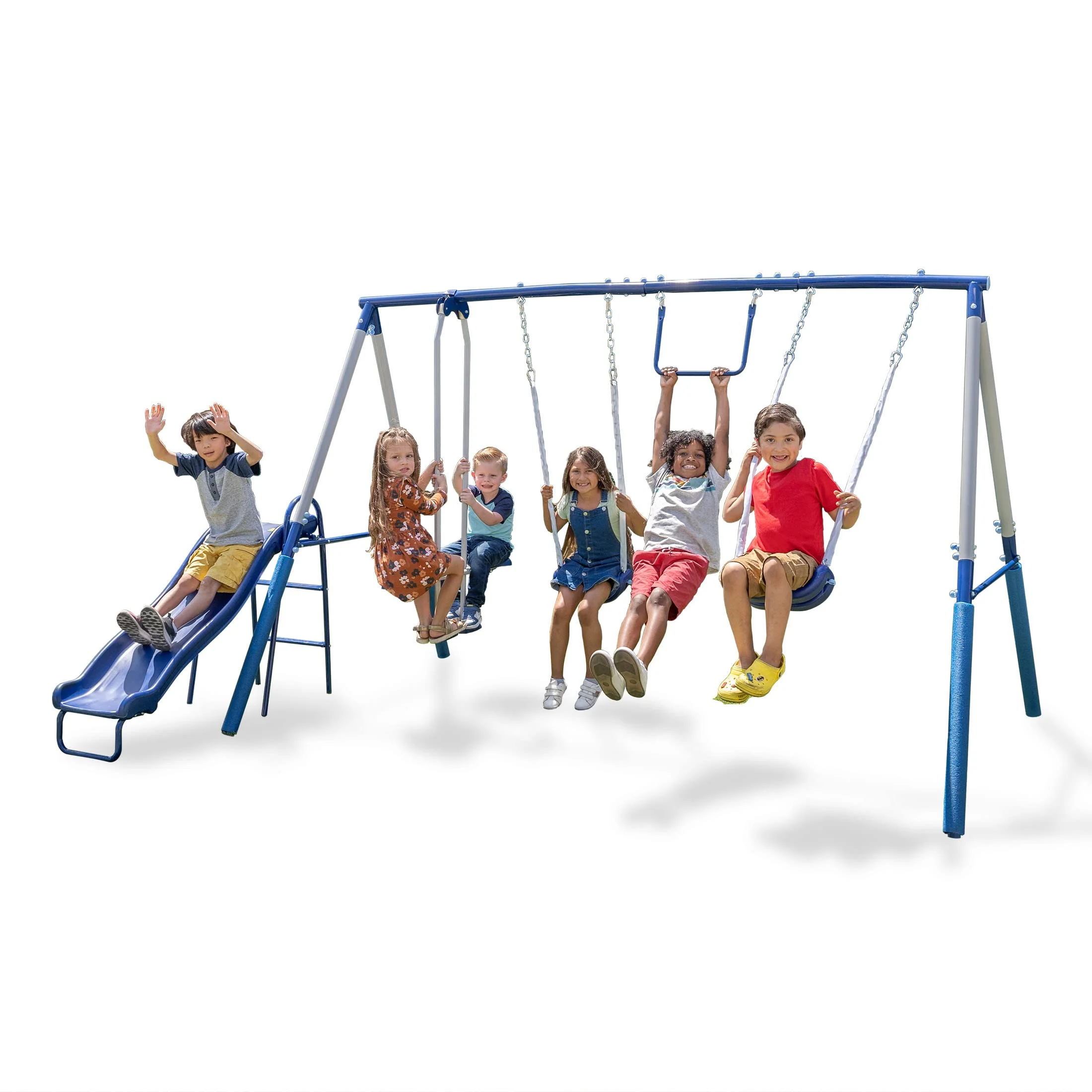 Sportspower Arcadia Swing Set. Outdoor Playset for Kids with Slide