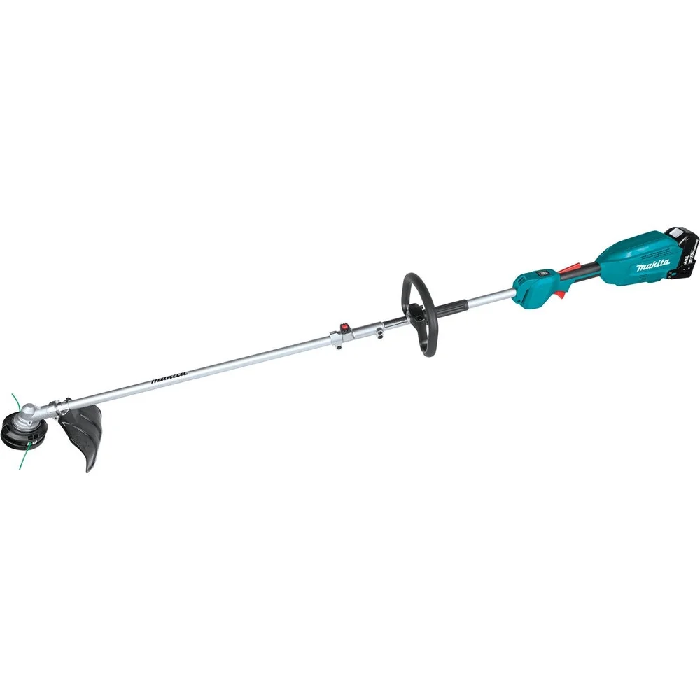 XUX02SM1X1 18V LXT Brushless Lithium-Ion Cordless Couple Shaft Power Head Kit with 13 in. String Trimmer Attachment and (4 Ah) - Image 2