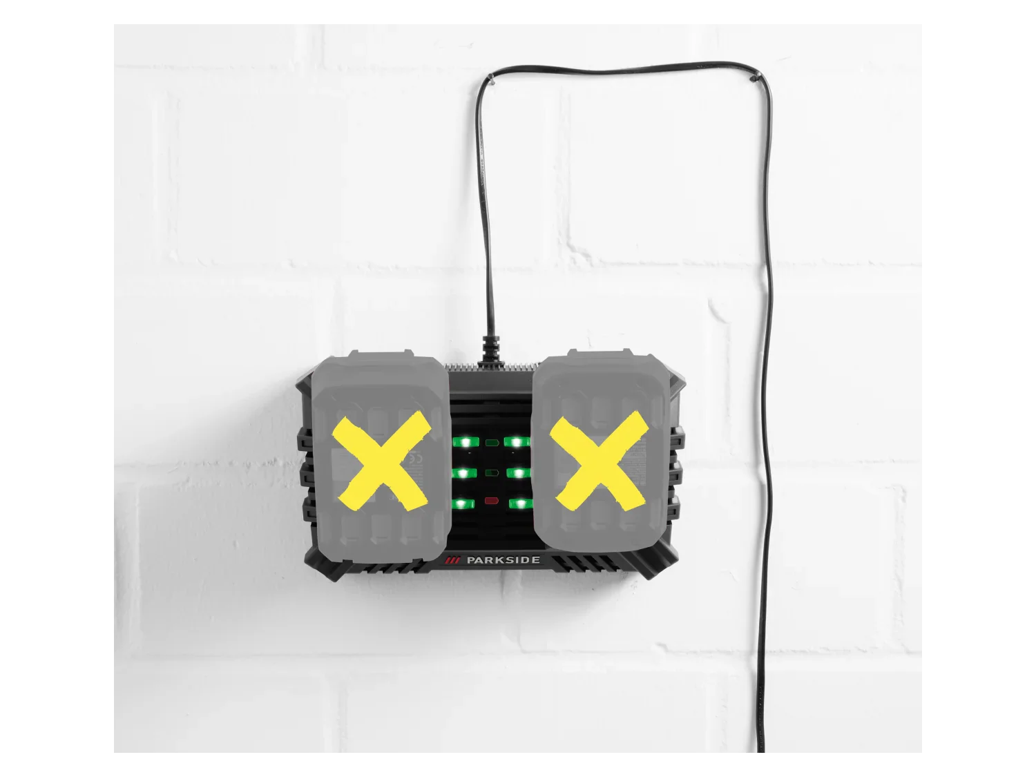 PARKSIDE Chargeur de batterie double PDSLG 20 B1, 4,5 A, 20 V