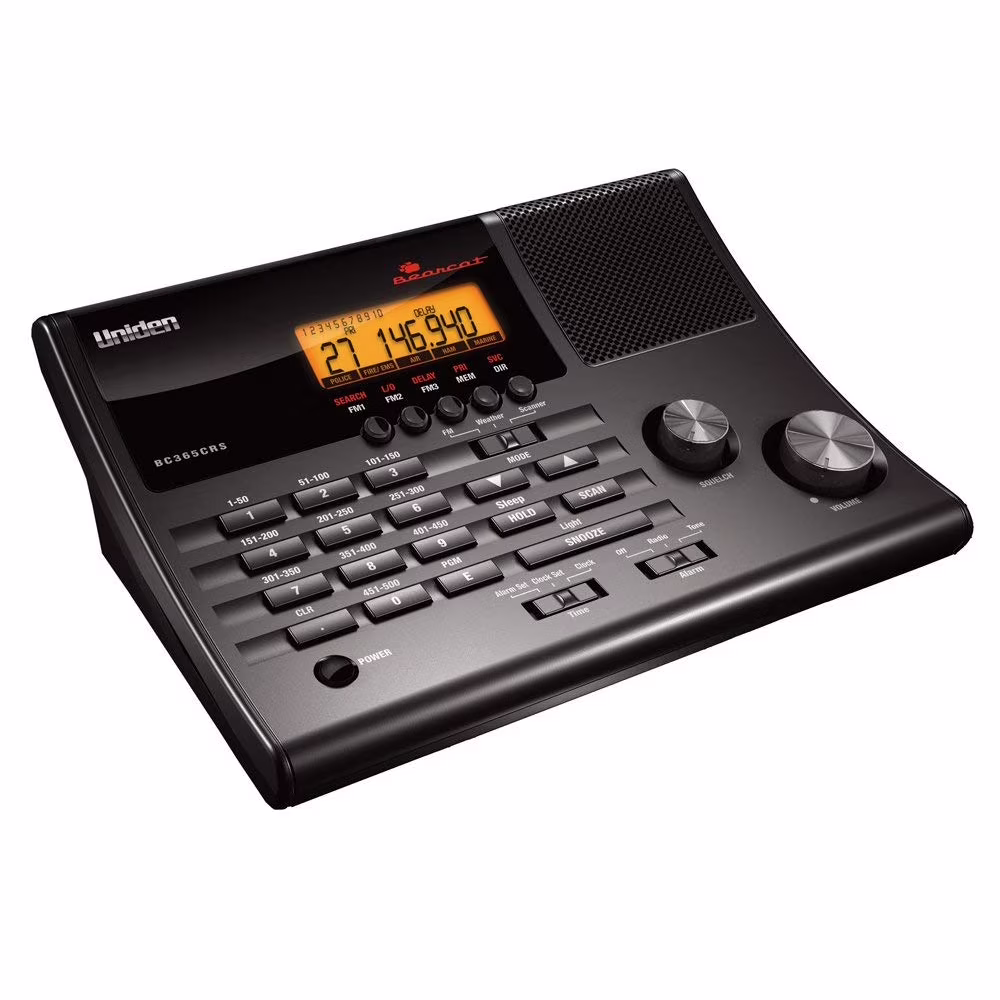 Uniden 500 - Channel Radio Scanner with Weather Alert, Black, BC365CRS