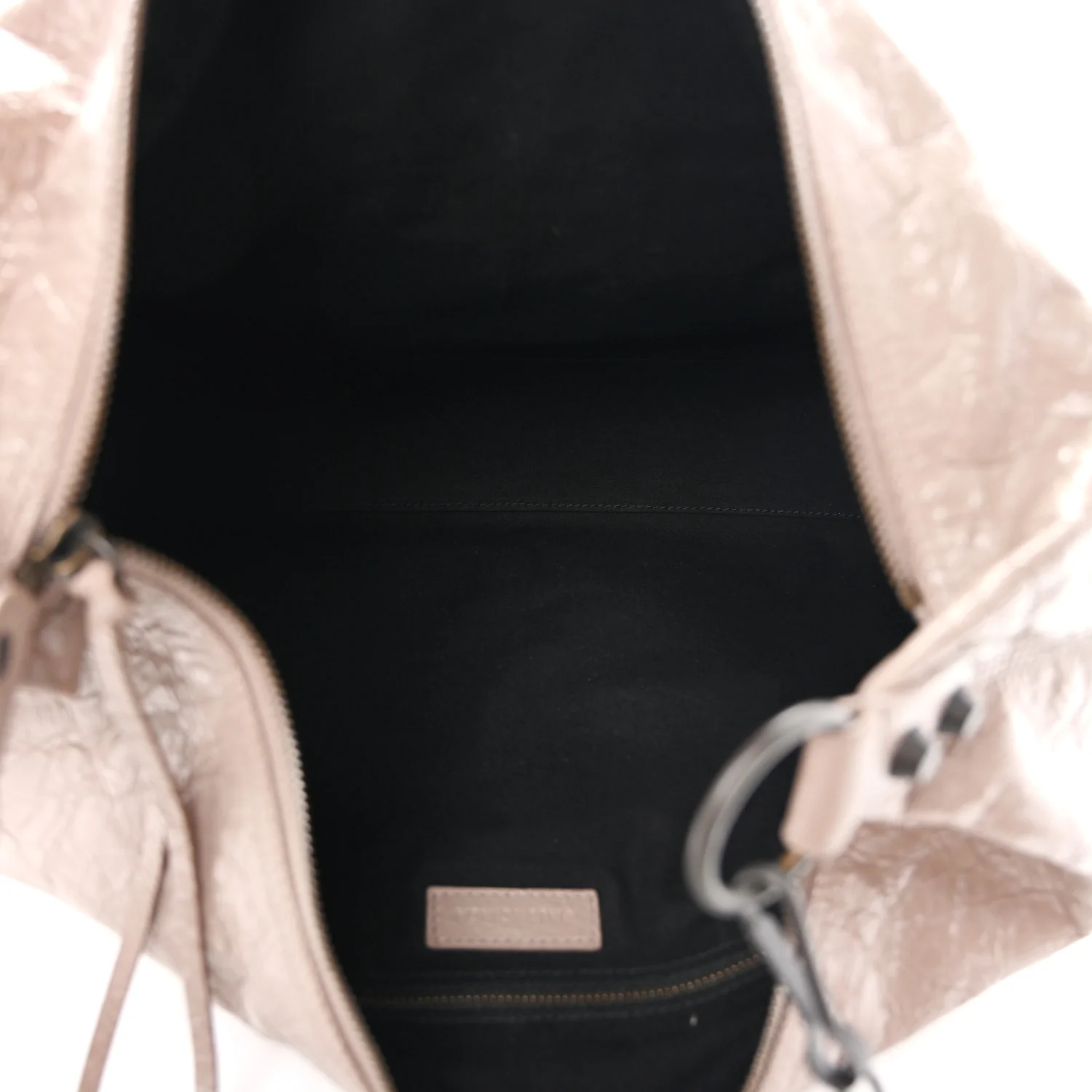 Arena Lambskin Classic Hardware Medium Le City Hobo Bag Sesame