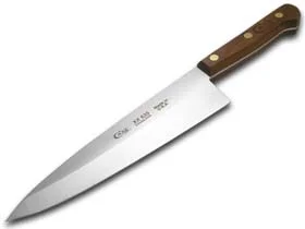 Case XX Solid Walnut Kitchen Knife Set, Stainless Steel Blades, Full Tang, 9 - Piece