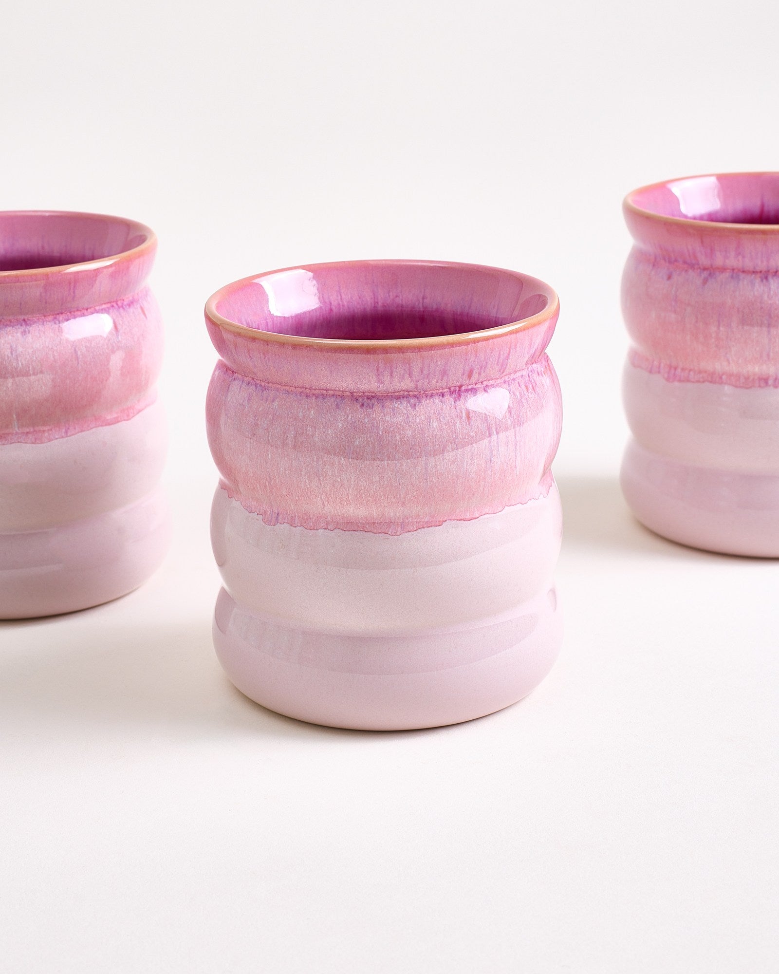BICA - LARGE CUP BUBBLE PINK SET OF 4