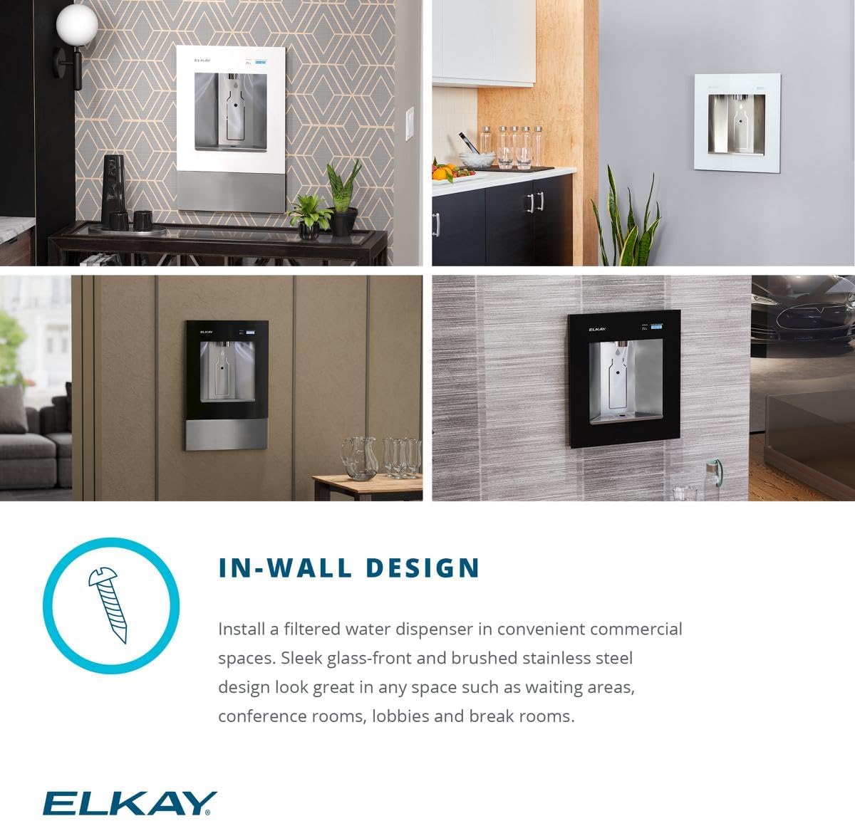 Elkay LBWDC00WHC Water Dispenser, Aspen White
