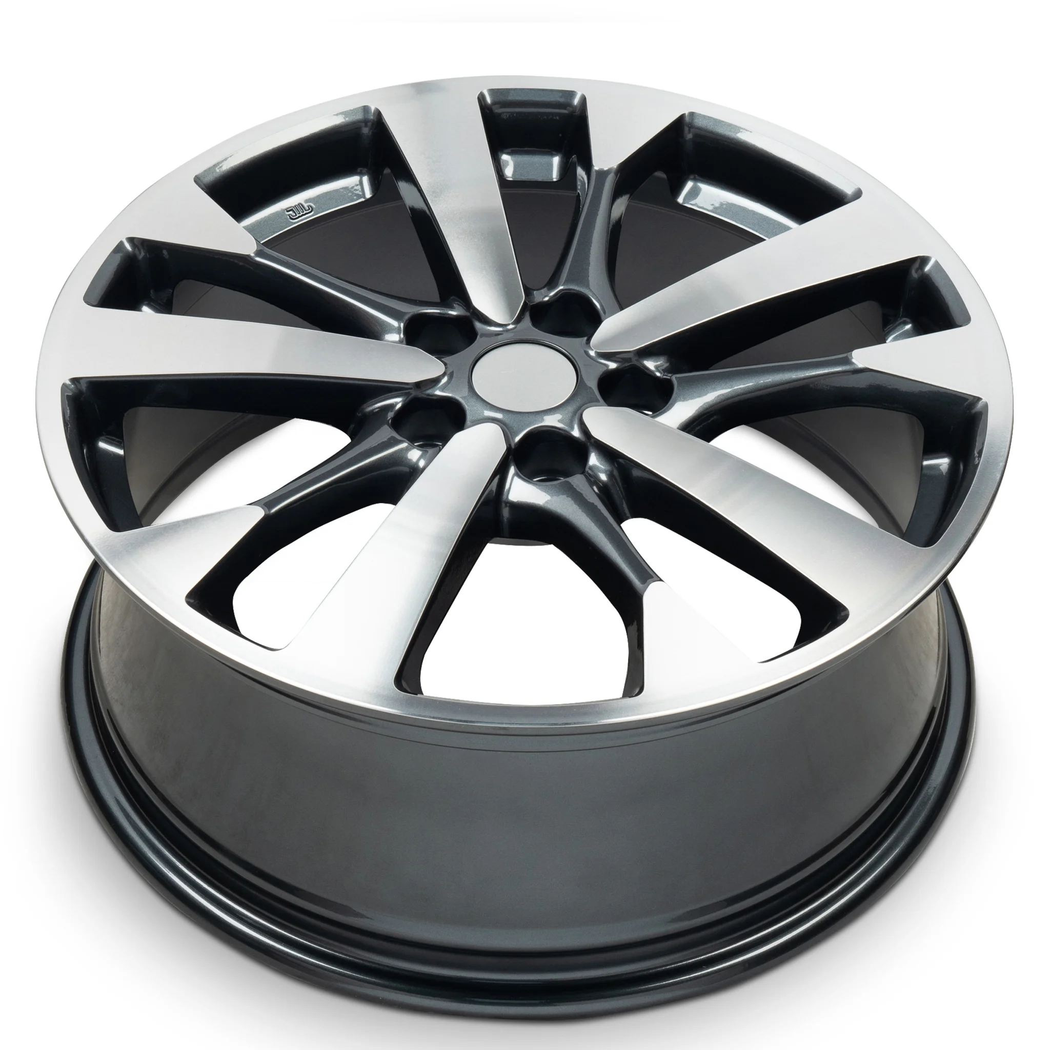 For 2016-2017 Nissan Altima 18 Inch Machined Face with Painted Inlay Charcoal Rim OE Direct Replacement Car Wheel - Image 3