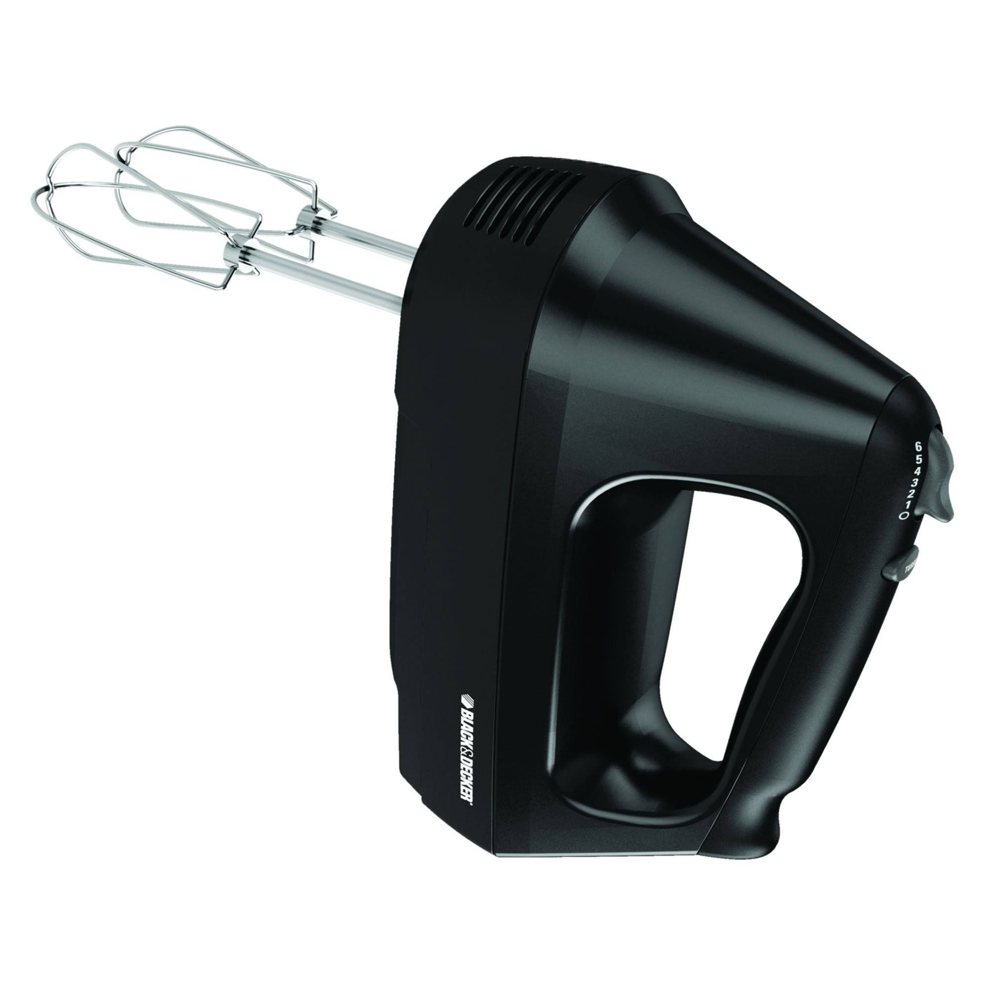 Black & Decker Hand Mixer, 6-Speed, with Storage Case