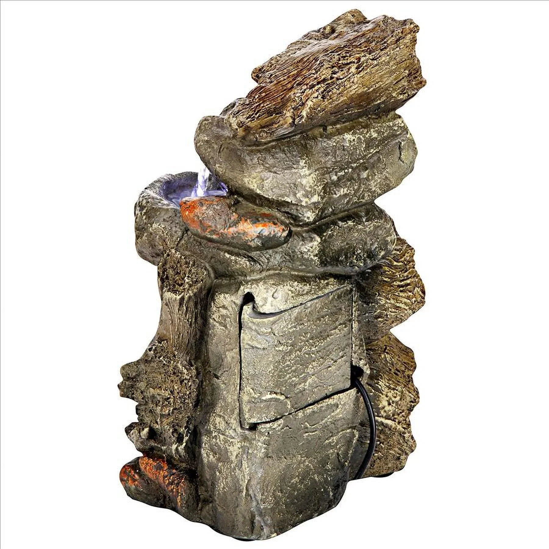 Design Toscano Glacier Peak Cascading Garden Fountain