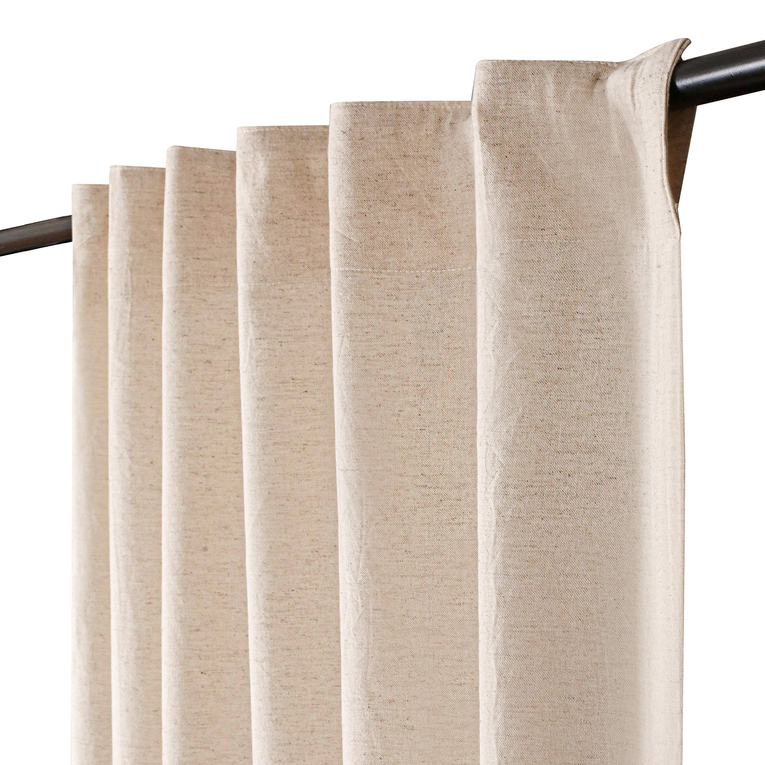 Bedding Craft Linen Cotton Tab Top Farmhouse, Livingroom, Window Curta