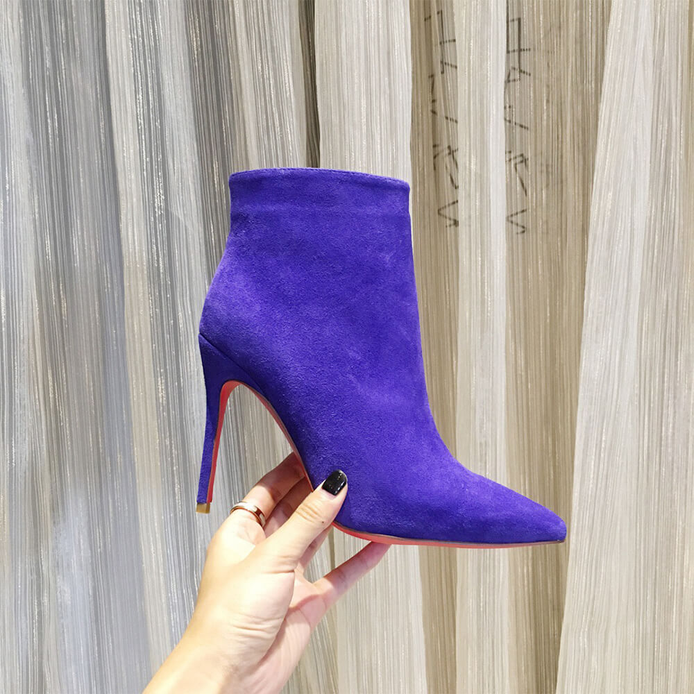 Christian Louboutin Suede Ankle Boots