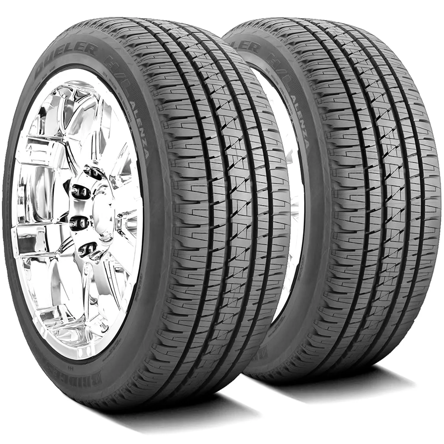 Set of 4 (FOUR) Bridgestone Dueler H/L Alenza 275/55R20 113H AS A/S All-Season Tires
