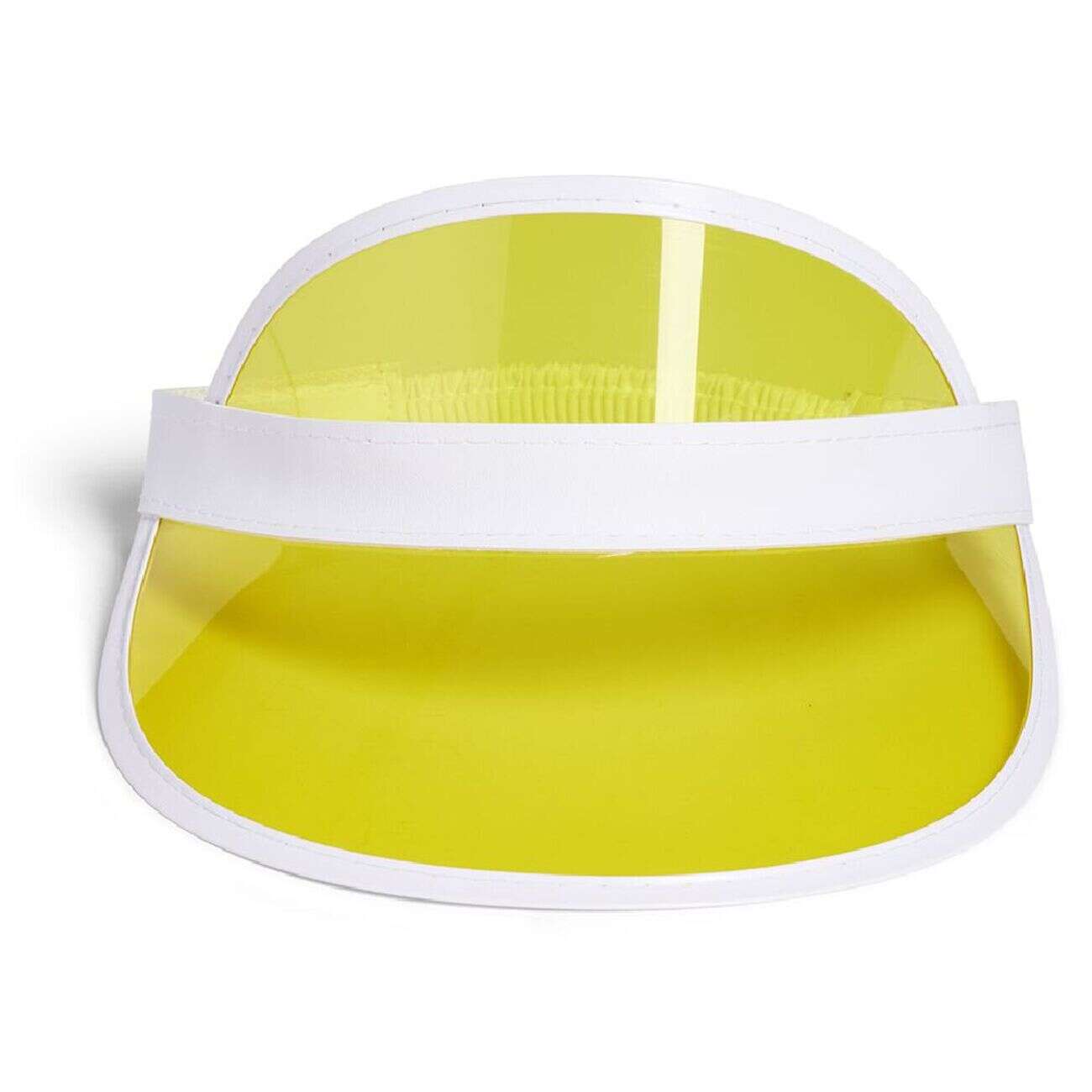 Casquette visière adulte jaune