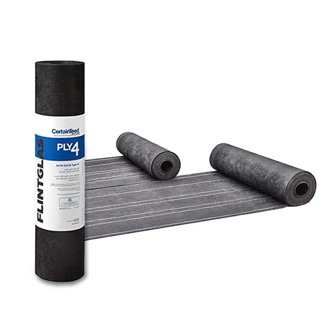 CertainTeed Flintglas Ply 4 Type IV BUR Felt – 5 SQ Roll (39-3/8 in. x 164 ft 7 in.)