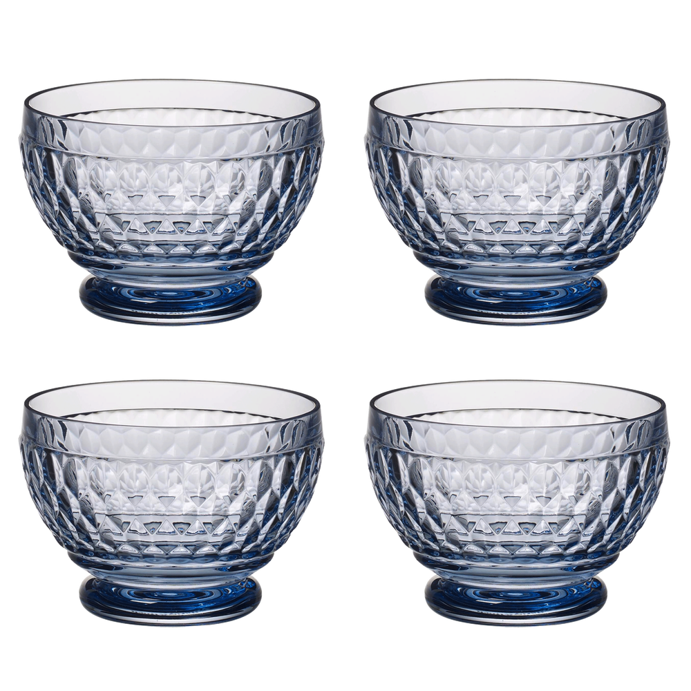 Boston Appetizer/ Dessert Bowl - Blue, 8.5 oz, crystal glass