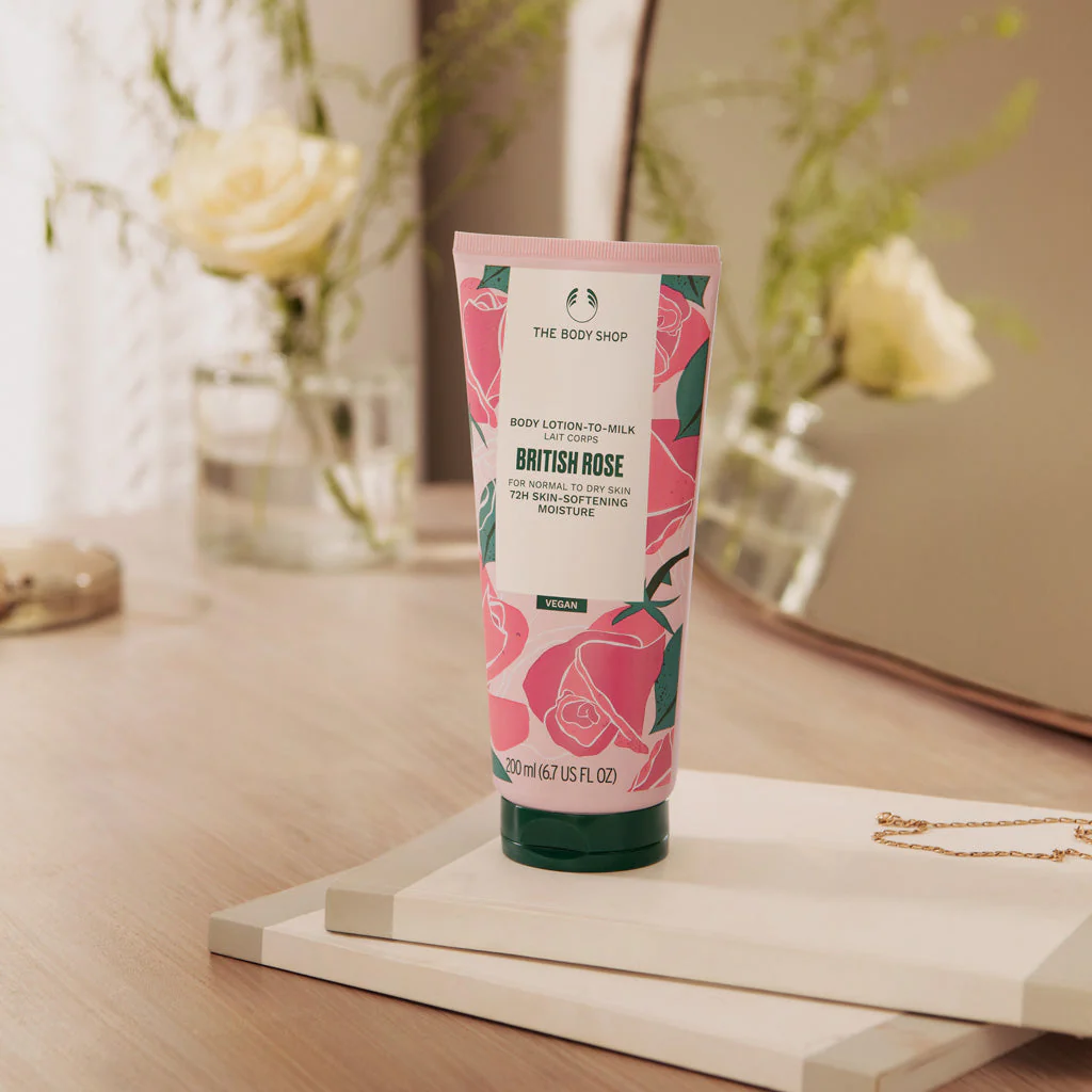 British Rose Lotion-to-Milk