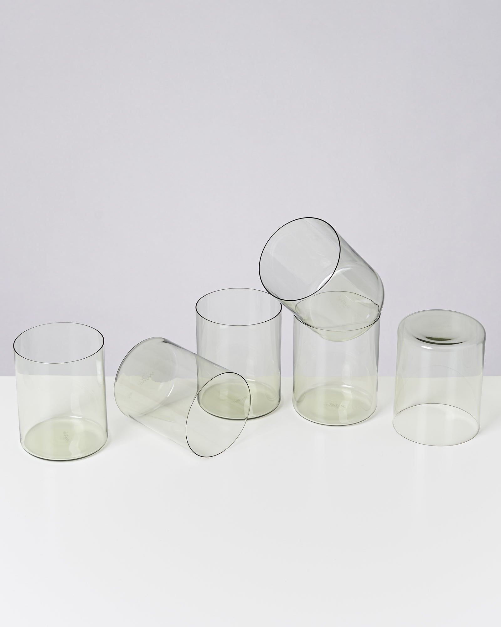 JOIA - LARGE GLASS EMERALD SET OF 6